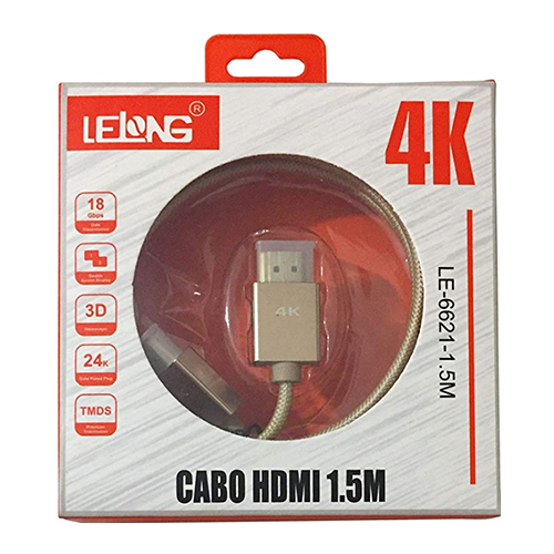 CABLE HDMI 4K 1,5M LELONG