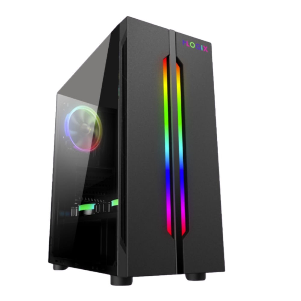 GABINETE MLOGIX SWORD S/FTE RGB FANM