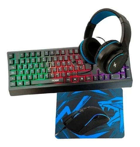 KIT COMBO GAMER NOGA 4 EN 1 NBK-405 NBK-413 NBK-407