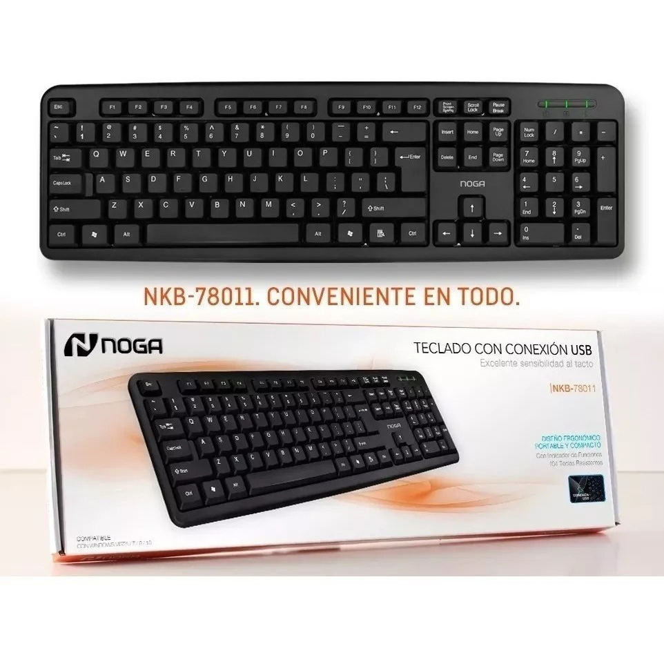 TECLADO USB NOGA NKB-78011 KELIX KEQ-022