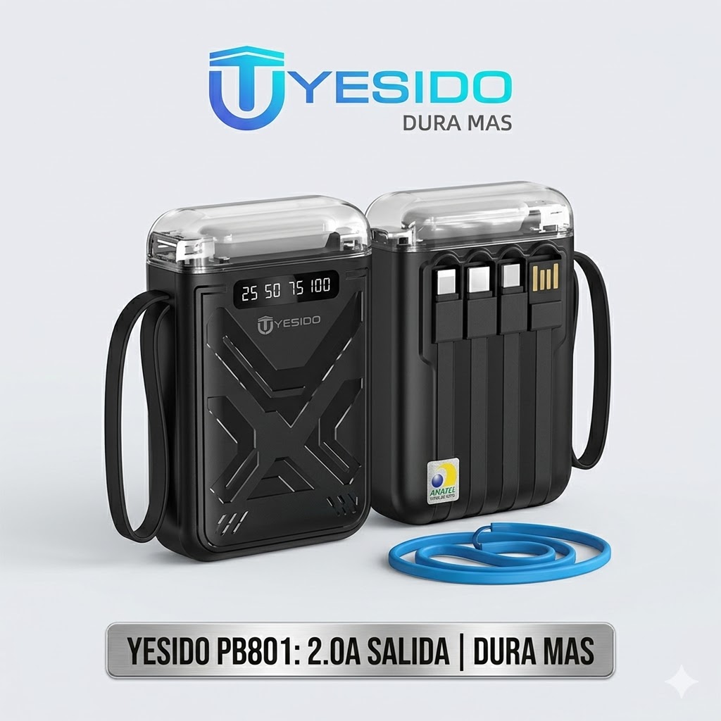 CARGADOR POWERBANK YESEDIO PB801