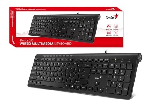 TECLADO USB GENIUS SLIMSTAR 230
